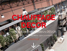 Tablet Screenshot of chauffage-decor.com